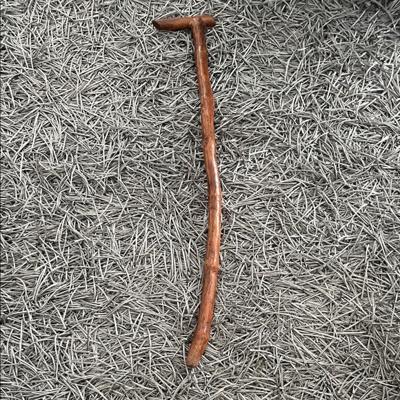 Rustic Brown Wooden Walking Stick